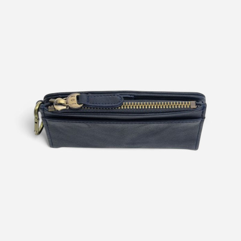 Bobbie Bifold Wallet With Carabiner Navy