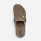Buckley Gray Taupe Suede Leather Narrow
