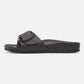Madrid Eva Big Buckle Black Narrow