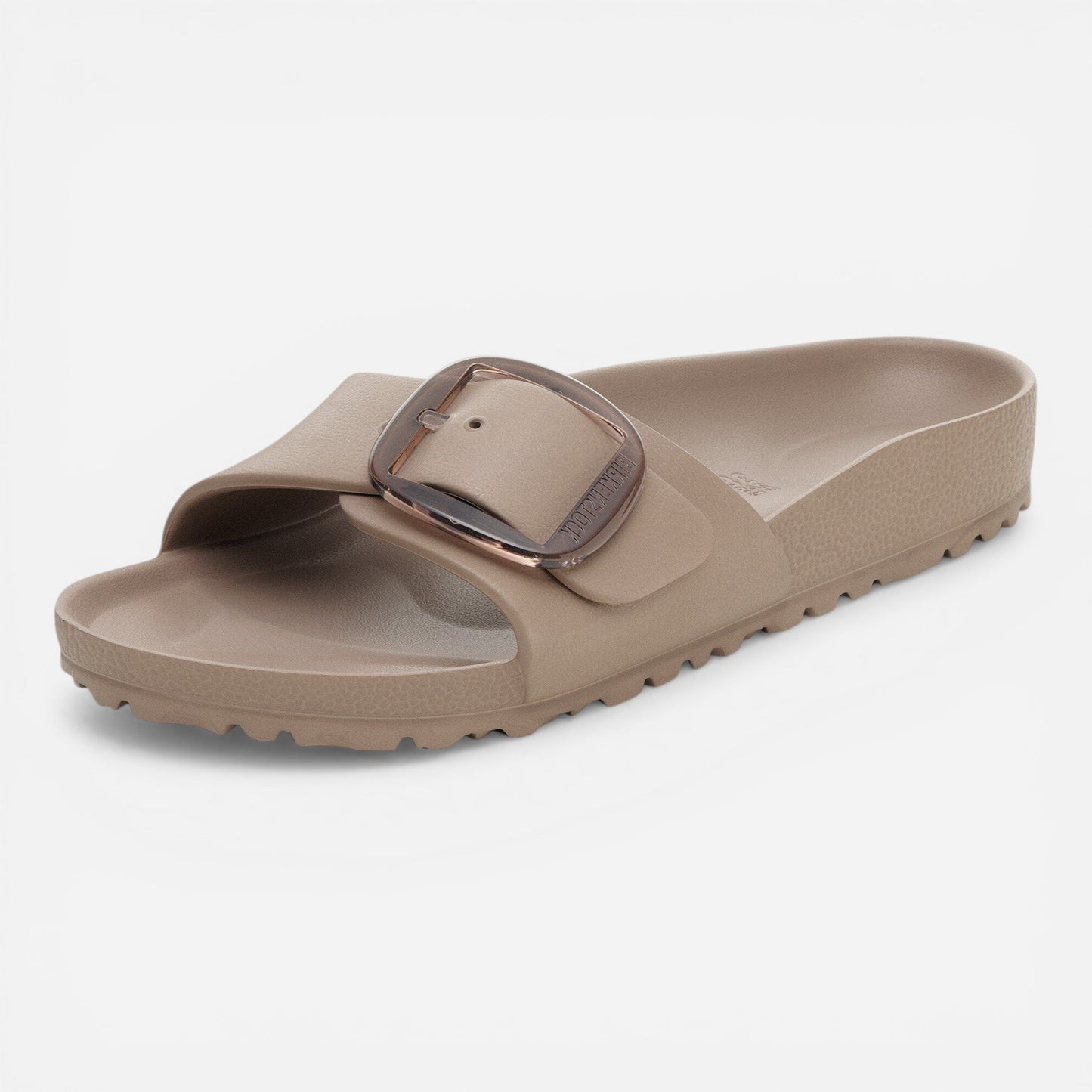 Madrid Eva Big Buckle Grey Taupe Narrow