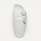 Arizona Eva Stealth Buckle White Narrow