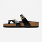 Mayari Black Amalfi Leather Regular