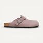 Boston Soft Footbed Faded Purple Suede Leather Narrow