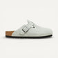 Boston Soft Footbed Sage Suede Leather Narrow