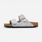 Arizona Flowers Light Rose Suede Leather Narrow