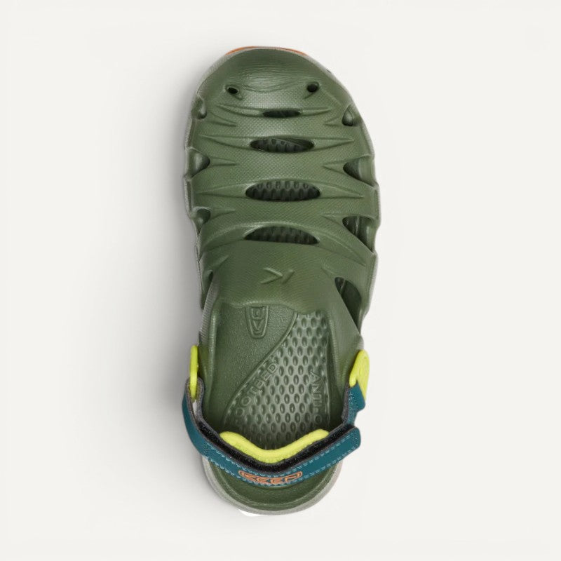 Kid's Hyperflt Y Bronze Green/Orange Peel