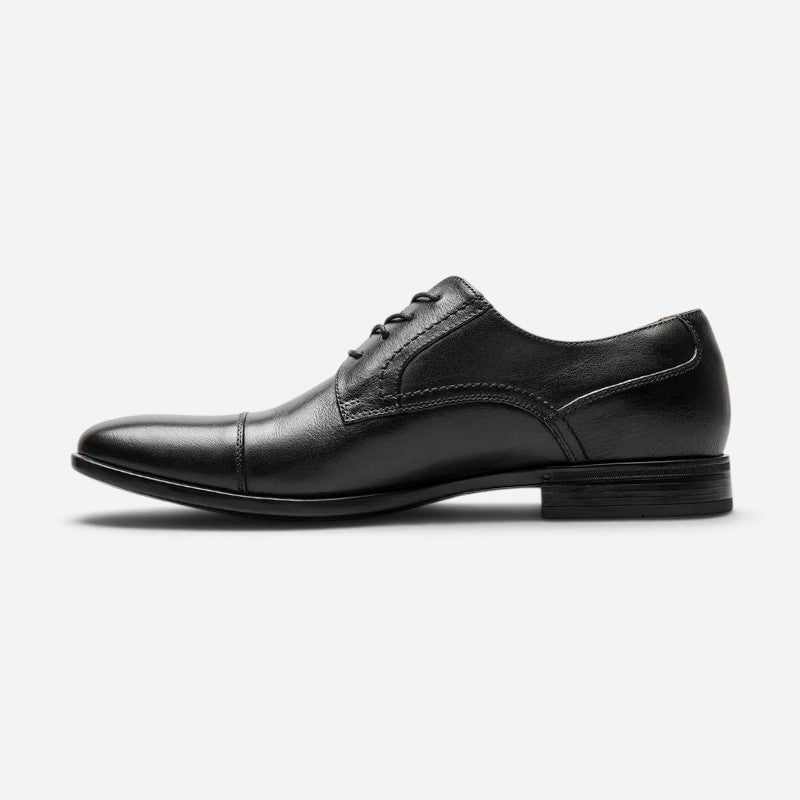Zaffiro Cap Toe Oxford Black