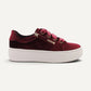 Aubrey Burgundy Velvet