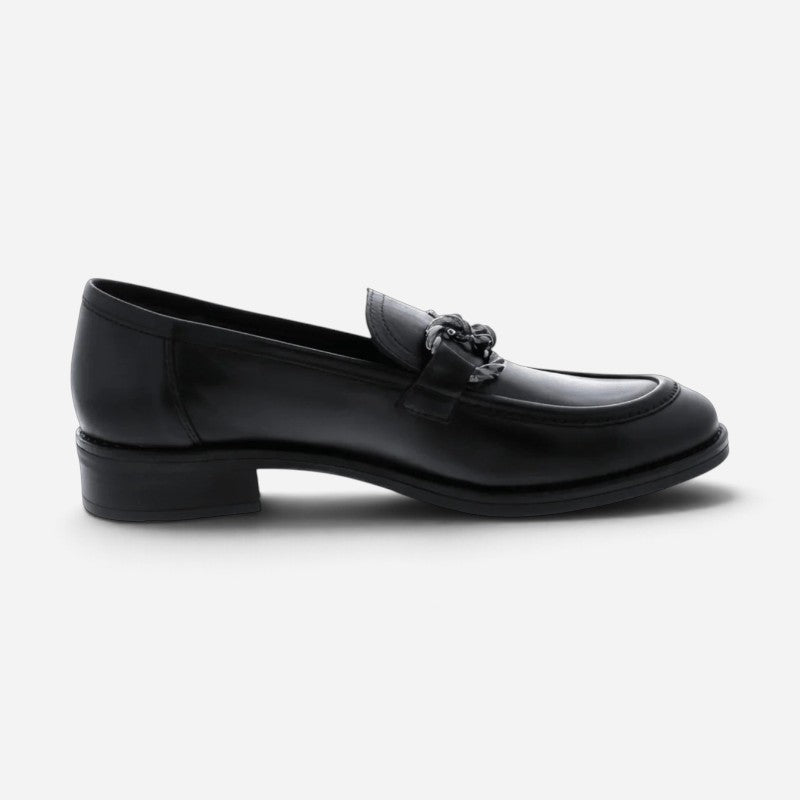 Harvard Bit Black Leather