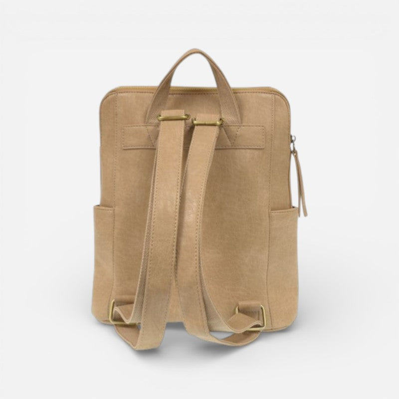 Raegan Double Zip Backpack Buff