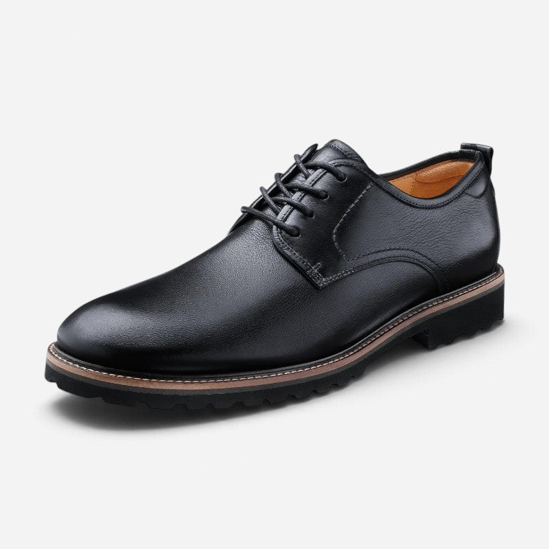 Men's Featherlight Founder Black Tumbled Leather