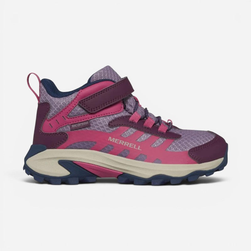 Kid's Moab Speed 2 Mid A/C Waterproof Berry/Navy
