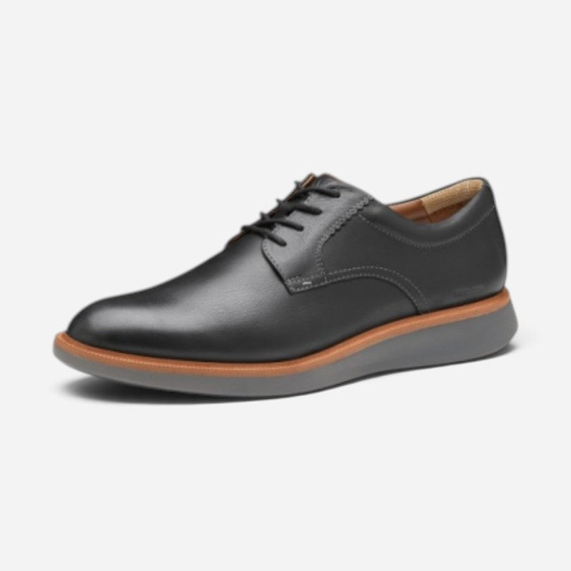 Men's XC+ Parker Plain Toe Black Waterproof Full Grain