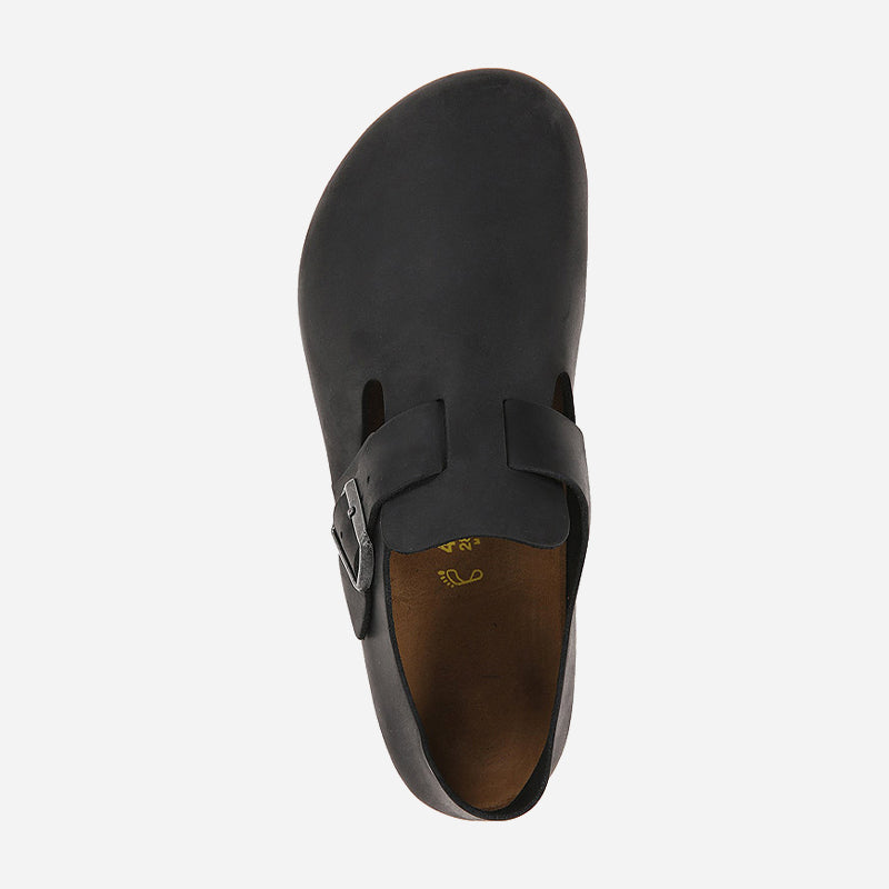 London Black Oiled Leather Regular