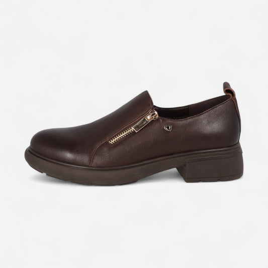 Tomaia Zip Brown