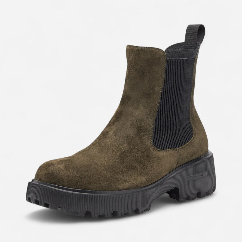Aya Suede Dark Olive