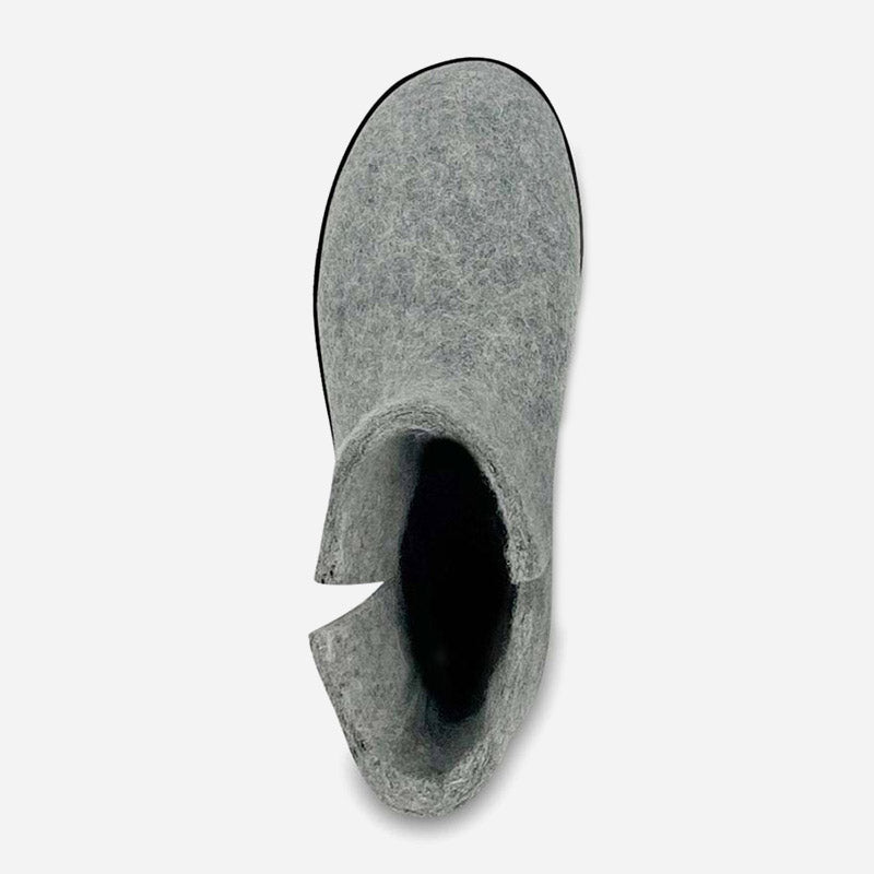 Low Boot Grey Rubber