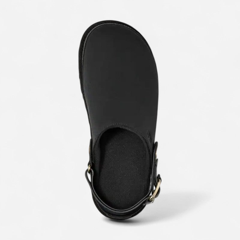 Goldenstar Villa Clog Black
