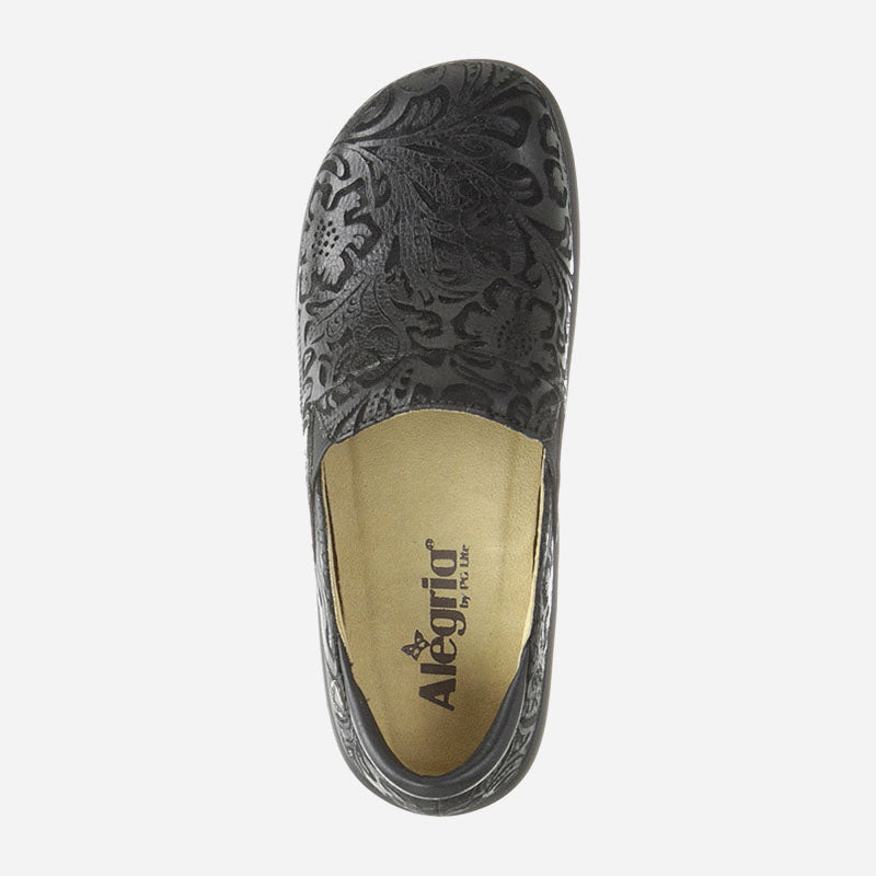Keli Black Embossed Paisley