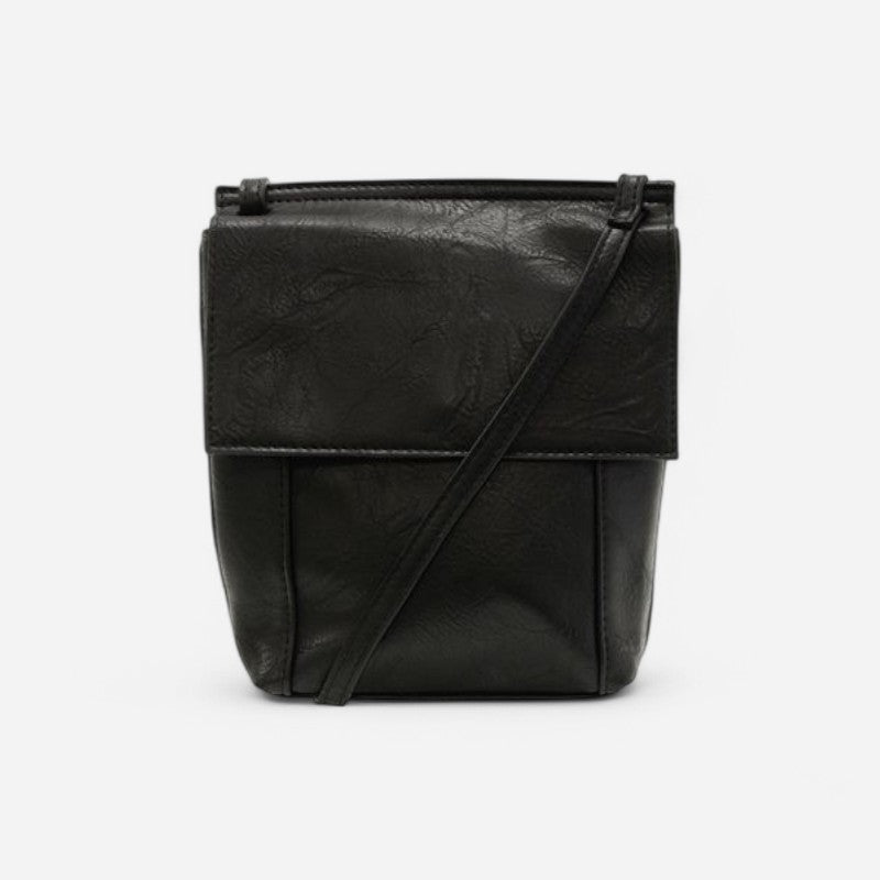 Jensy Front Flap Crossbody Black