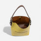 Classic Hobo Handbag Laguna YelloWithCoffee