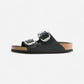 Arizona Big Buckle Black Oiled Leather Regular