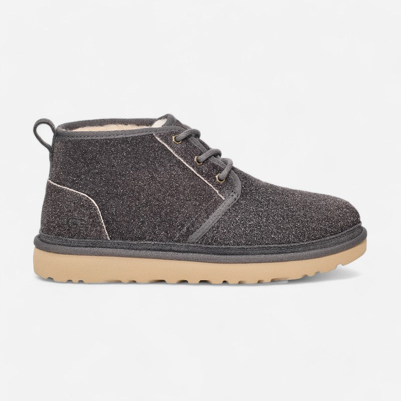 Men's Neumel Shaggy Suede Dark Grey