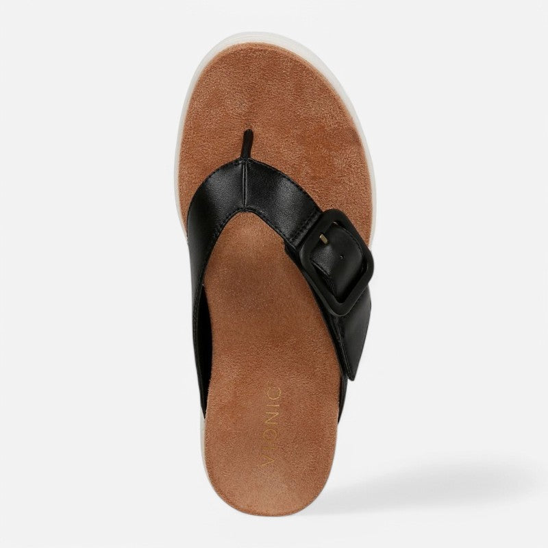 Uptown Marin Black tumbled Leather