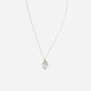 Beech Leaf Pendant Necklace Silver
