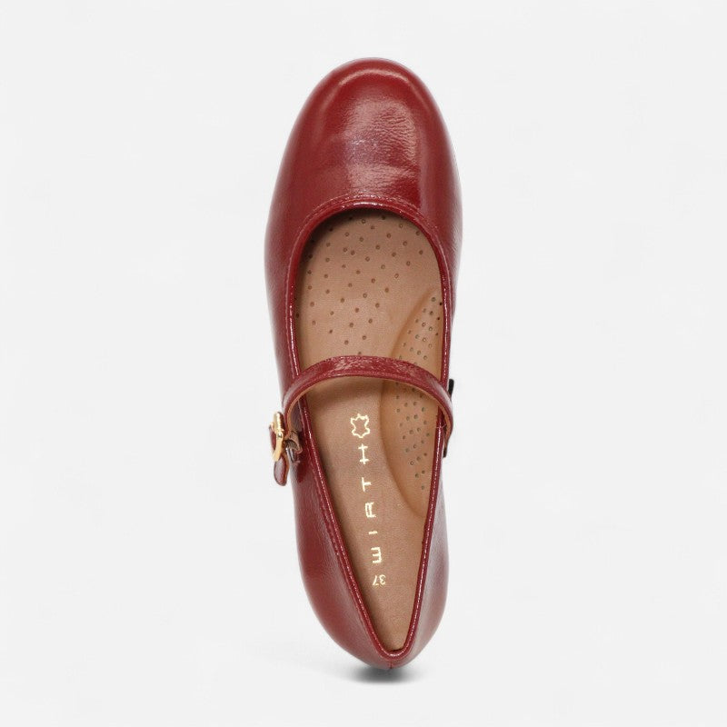 Penelope MJ Red Patent