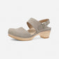 Lucia Taupe Milled Nubuck