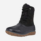 Classic Casual Tall Lace Leather Dark Grey