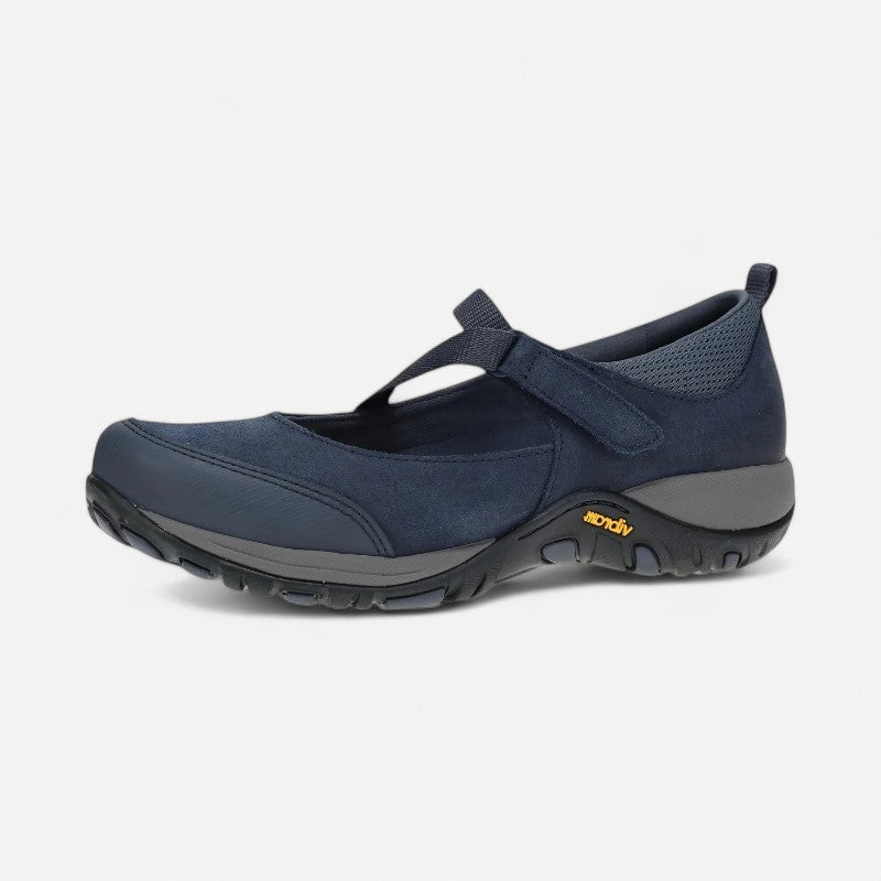 Primrose Navy Burnished Suede