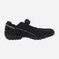 Niro Mary Jane Black Seamed Felt
