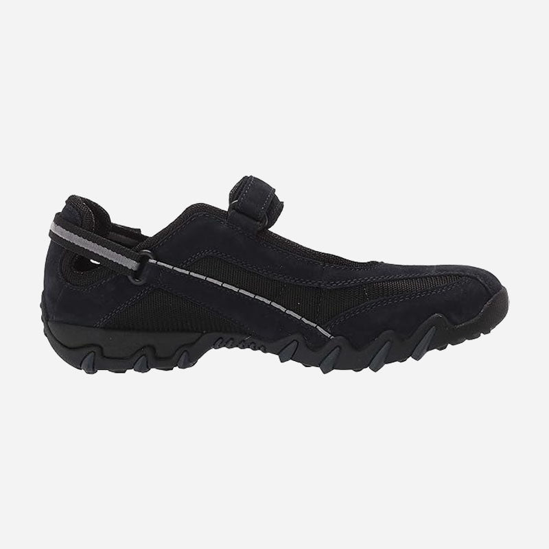 Niro Mary Jane Black Seamed Felt