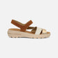 Krabi Sandal Tan/Gold Combi