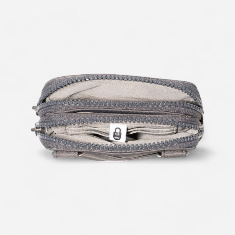 Modern Take Two RFID Crossbody Black