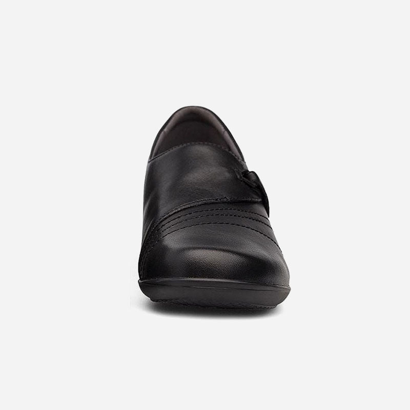 Franny Black Leather