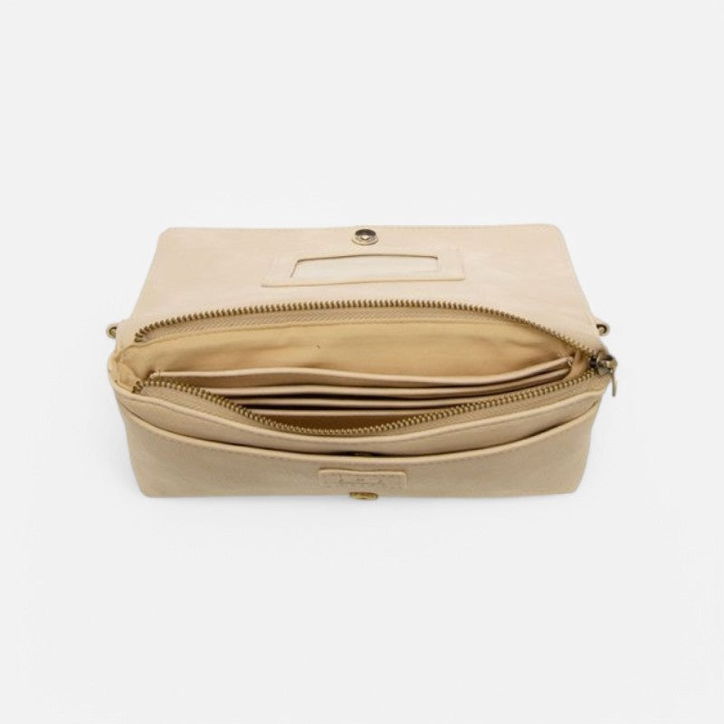 Everly Organizer Flap Crossbody Ivory
