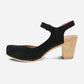 Taytum Black Milled Nubuck