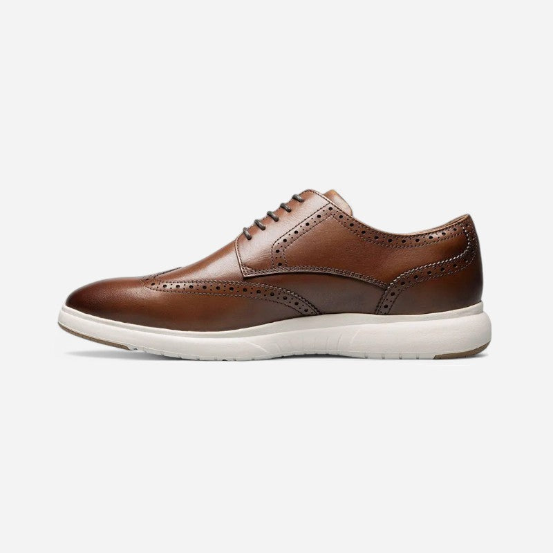Men's Dash Wingtip Oxford Cognac/White