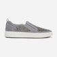 Kimmie Perf Slate Suede