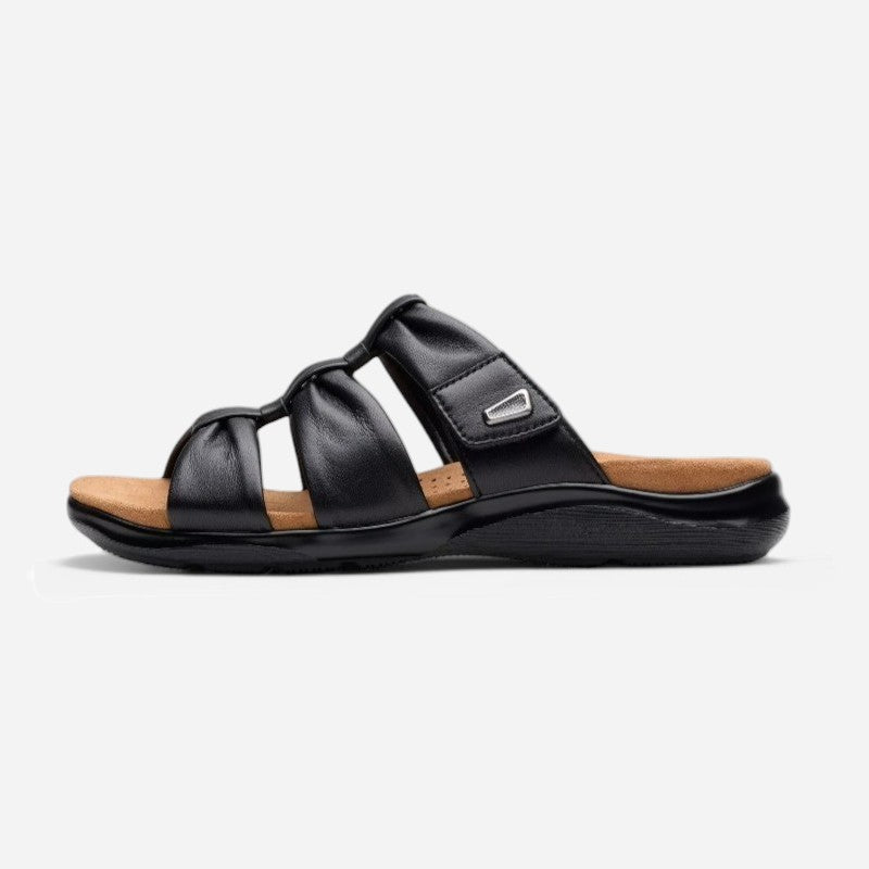 Kitly Slide Black Leather