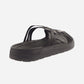 Malibu Men's Canyon Slide Blk Tan Vegan Crepe