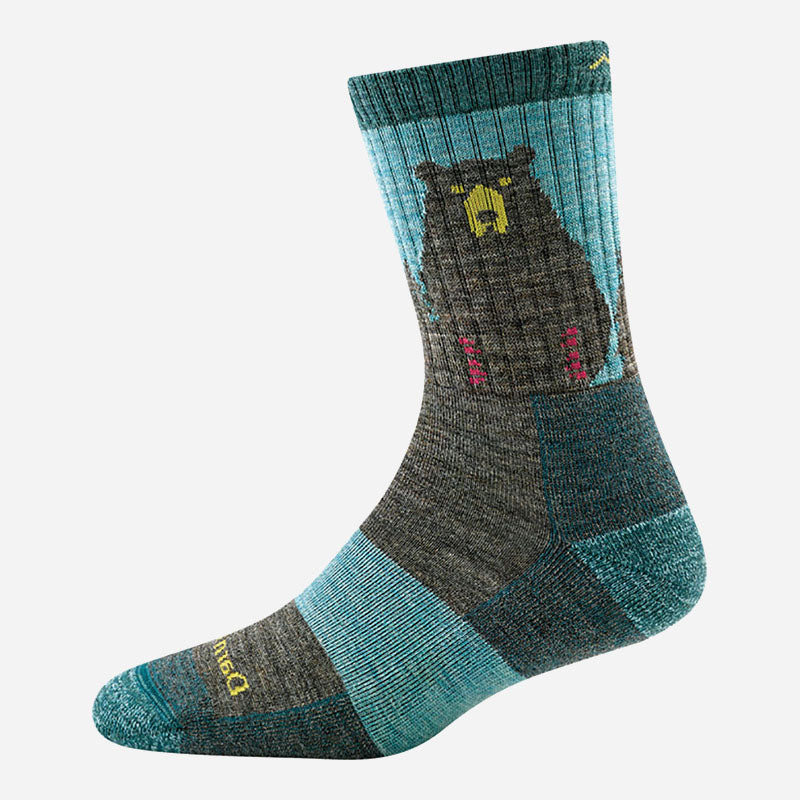 Bear Town Micro Crew With Light Cushion Aqua
