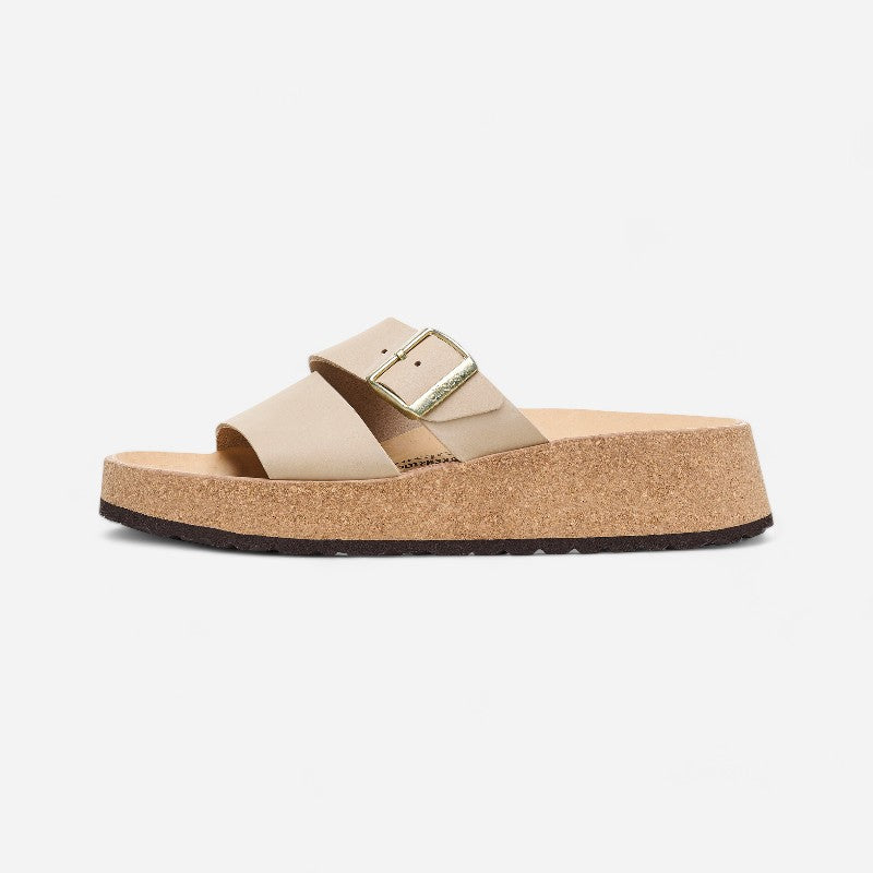 Almina Sandcastle Nubuck Leather Narrow