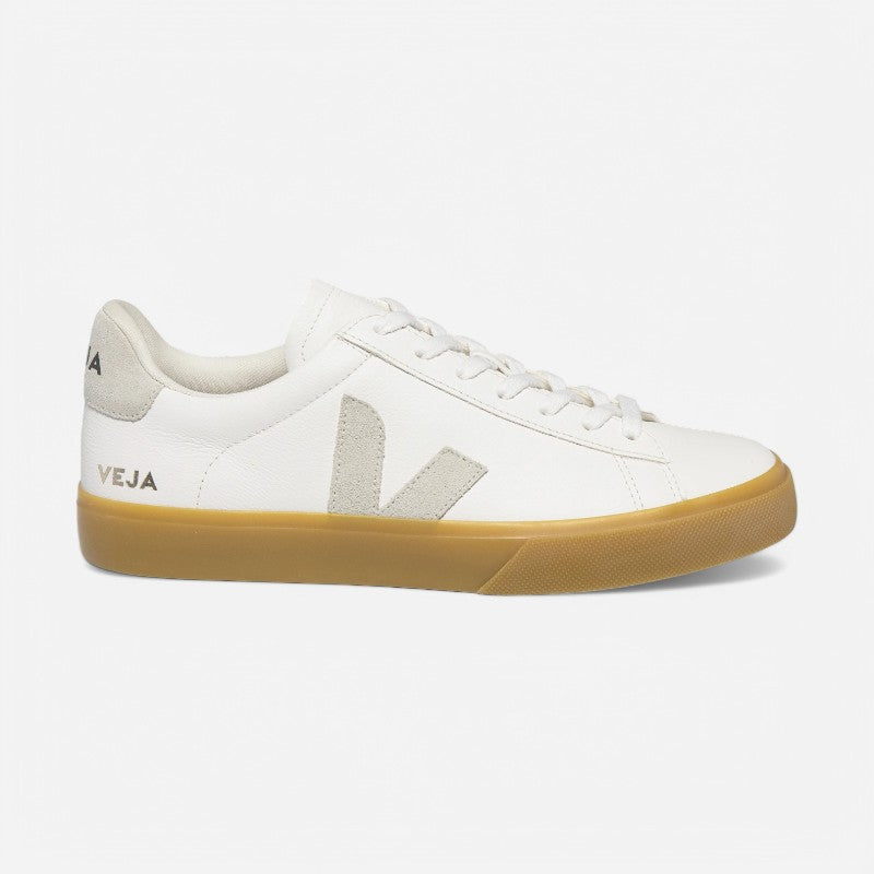 Men's Campo Leather White Natural