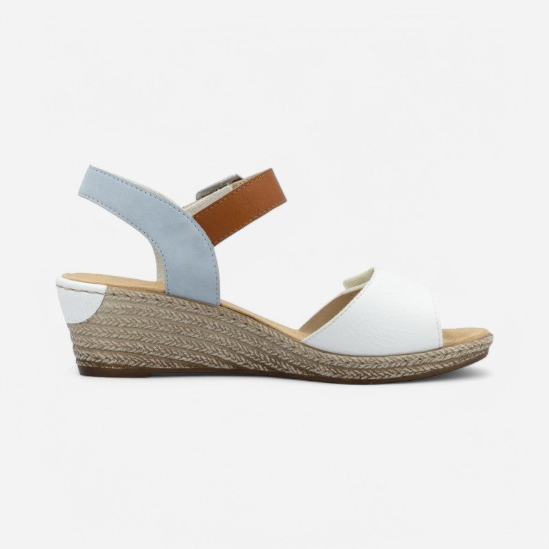 Fanni 60 White/Tan/Sky