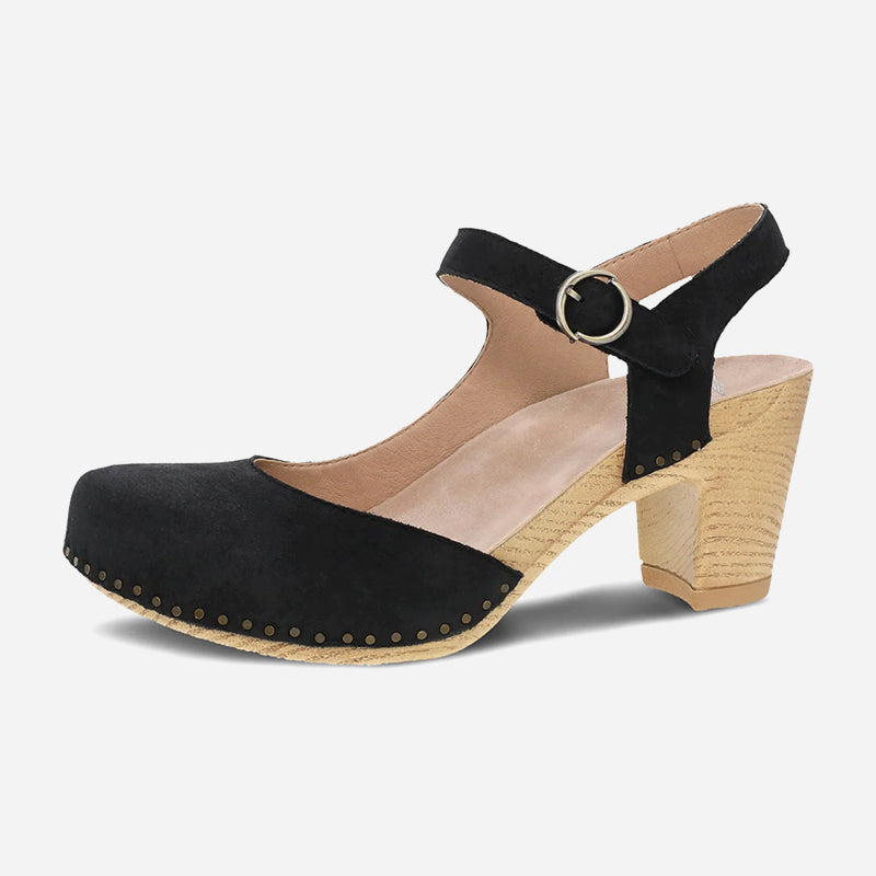 Taytum Black Milled Nubuck
