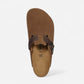 Boston Men's Dark Tea Suede & Oiled Leather Regular